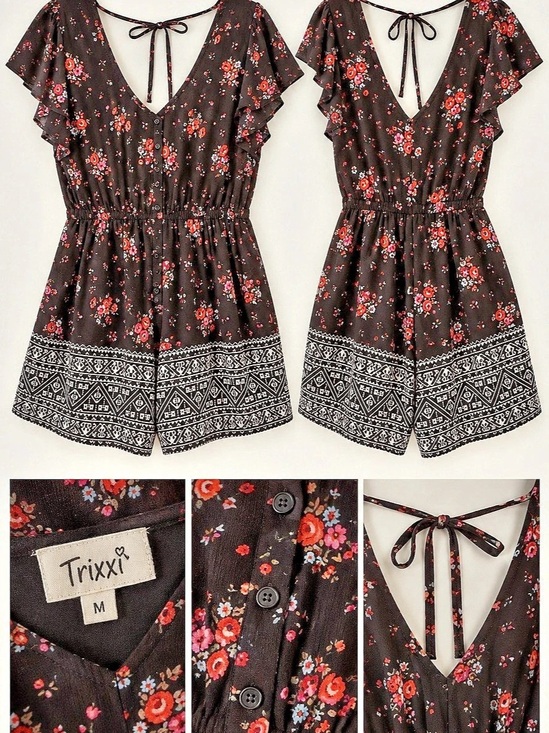 Trixxi Dresses & Skirts - Trixxi Floral Romper